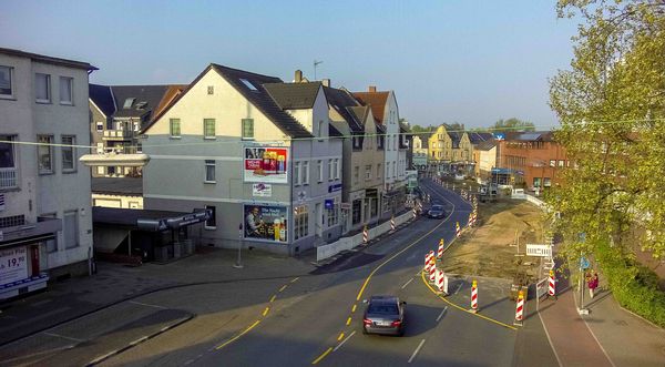 Bauarbeiten auf der Bergstraße kommen gut voran