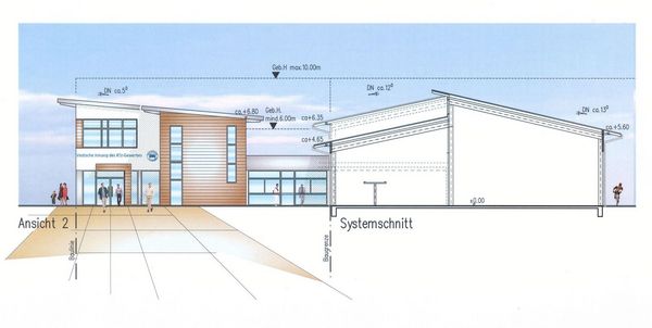 So soll das neue Zentrum an der Herzlia-Allee aussehen.