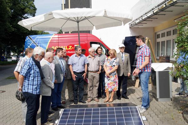 Firmenbesuch Schulz Photovoltaik