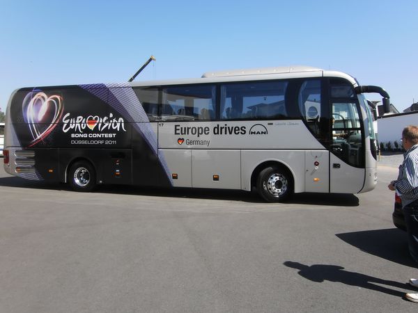 Der Original-Tour-Bus von Lena startet beim Jubiläumsfest zum 75. Stadtgeburtstag am Wochenende zu Stadtrundfahrten durch Marl