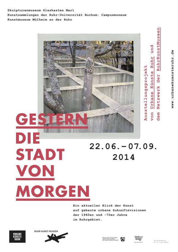 Plakat: "gestern die stadt von morgen"