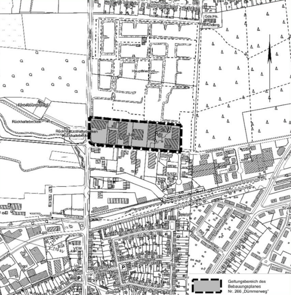 Babauungsplan 266- "Dümmerweg": Stadt Marl / Amt für Stadtplanung und integrierte Quartiersentwicklung.