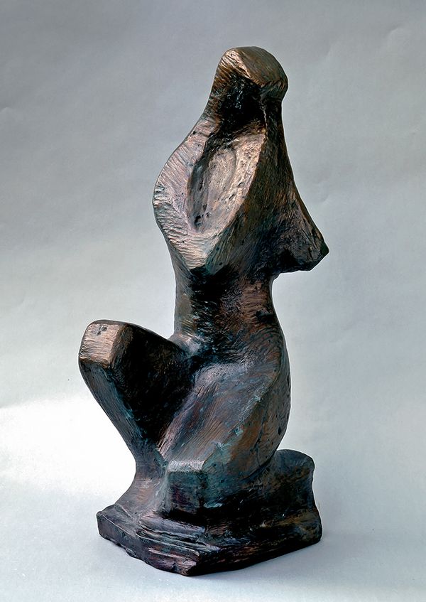 Hockende, ca. 1972, Bronze