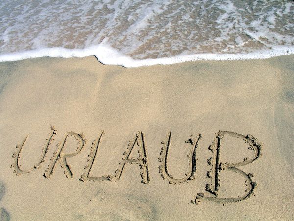 Urlaub: Strandbild