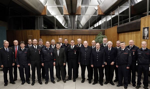 Gruppenbild Jubilarehrung