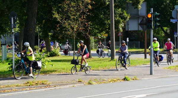 Der erste Abschnitt führte aus Marl heraus nach Dorsten.