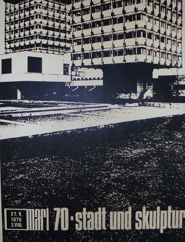 Plakat „Stadt und Skulptur"