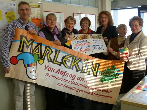 MarleKiN freut sich über Spende