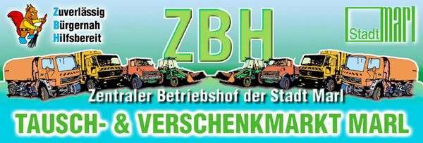 Das Logo vom Tausch- und Geschenkmarkt, dem neuen Angebot des ZBH