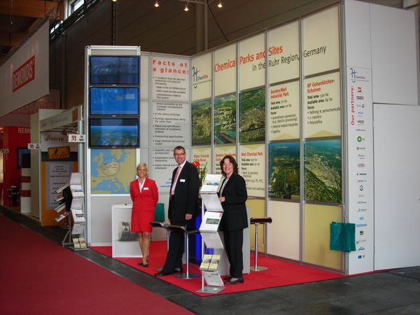 Messestand ChemSite auf der K 2010 in Düsseldorf