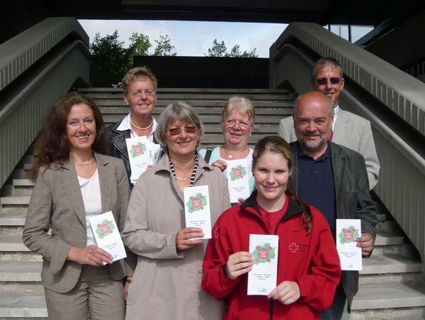 Dr. Barbara Duka (Erste Beigeordnete der Stadt Marl), Gudrun Josler (Altenhilfekoordinatorin der Stadt Marl), Susanne Wittstamm, (Seniorenarbeit bei der Evangelischen Stadtgemeinde Marl), Marianne Harlinghausen (Seniorenarbeit beim Dekanat Marl), Nina Men