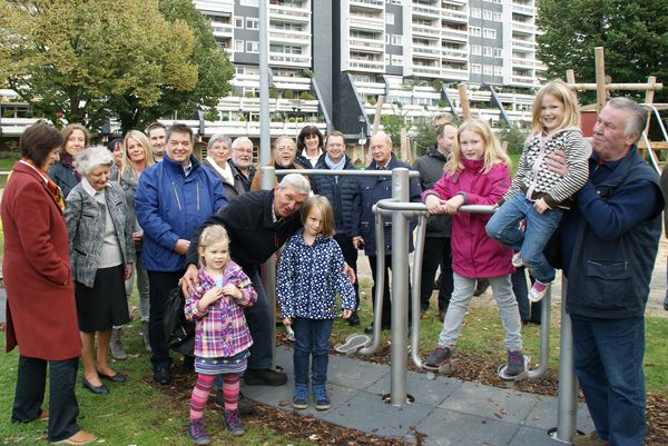 Spielplatz-Einweihung