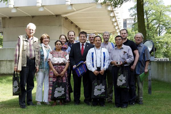 Gruppenbild vom Empfang einer Delegation aus Guatemala